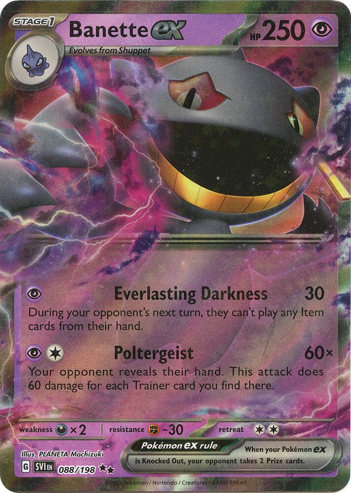 Banette ex - 088/198 [SV01: Scarlet & Violet Base Set] 088/198