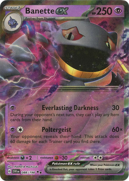 Banette ex - 088/198 [SV01: Scarlet & Violet Base Set] 088/198