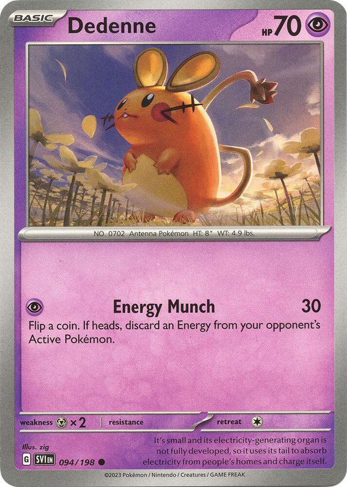Dedenne - 094/198 [SV01: Scarlet & Violet Base Set] 094/198