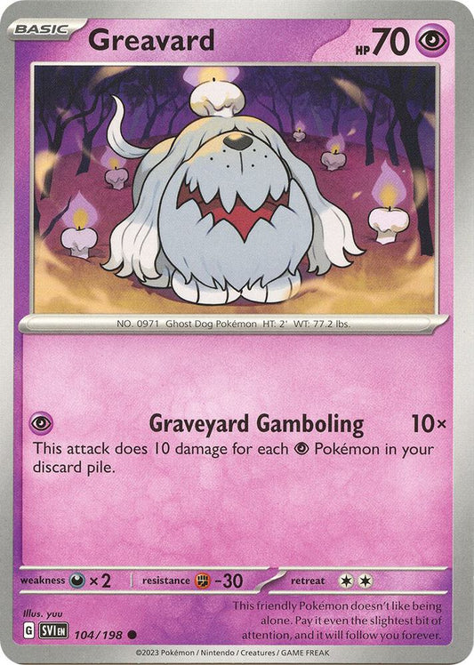 Greavard - 104/198 [SV01: Scarlet & Violet Base Set] 104/198