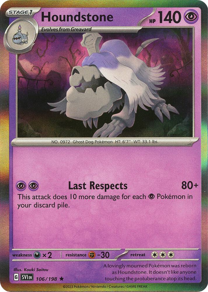 Houndstone [SV01: Scarlet & Violet Base Set] 106/198