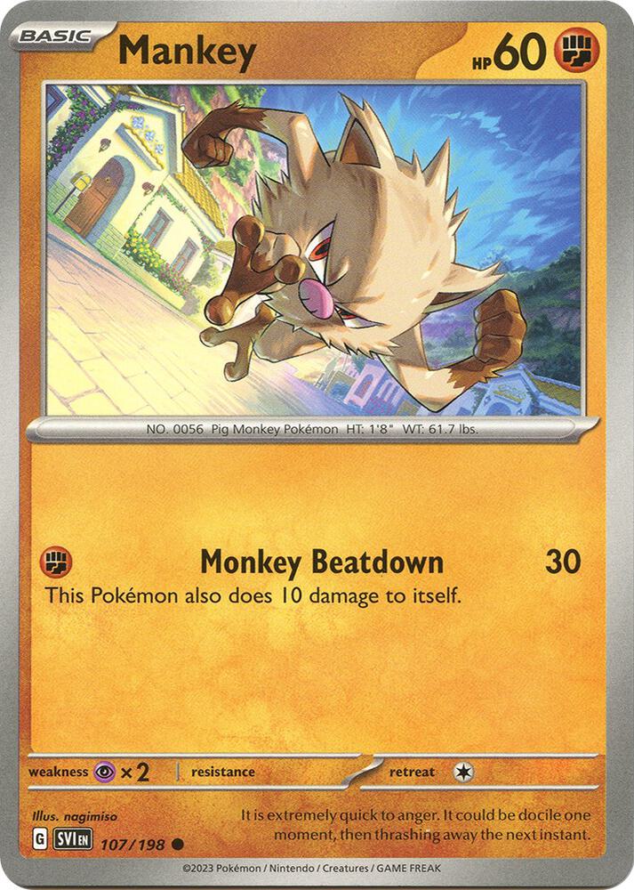 Mankey [SV01: Scarlet & Violet Base Set] 107/198
