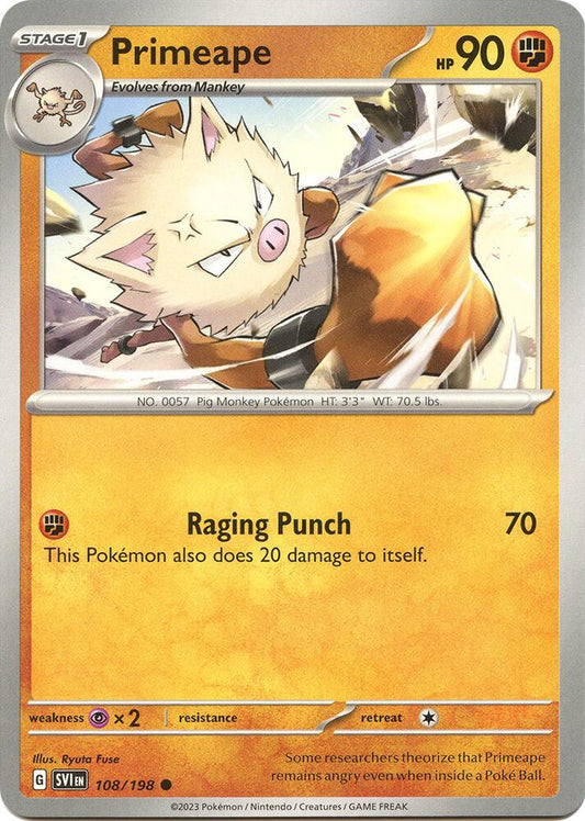 Primeape [SV01: Scarlet & Violet Base Set] 108/198
