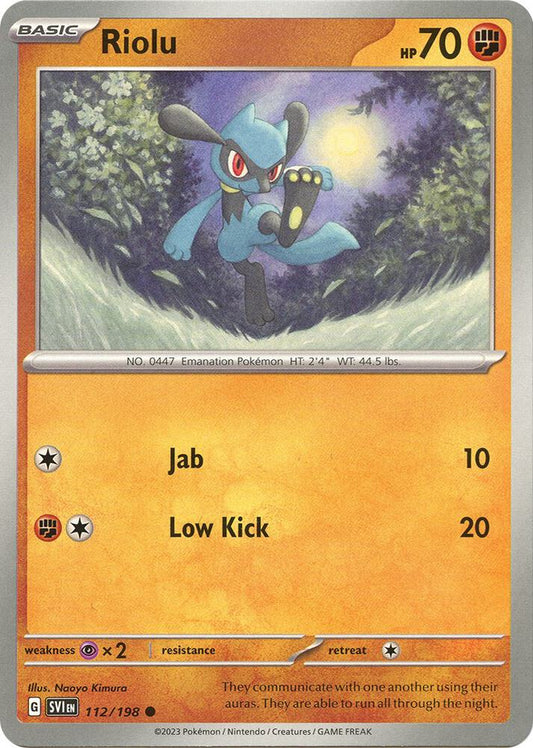 Riolu - 112/198 [SV01: Scarlet & Violet Base Set] 112/198