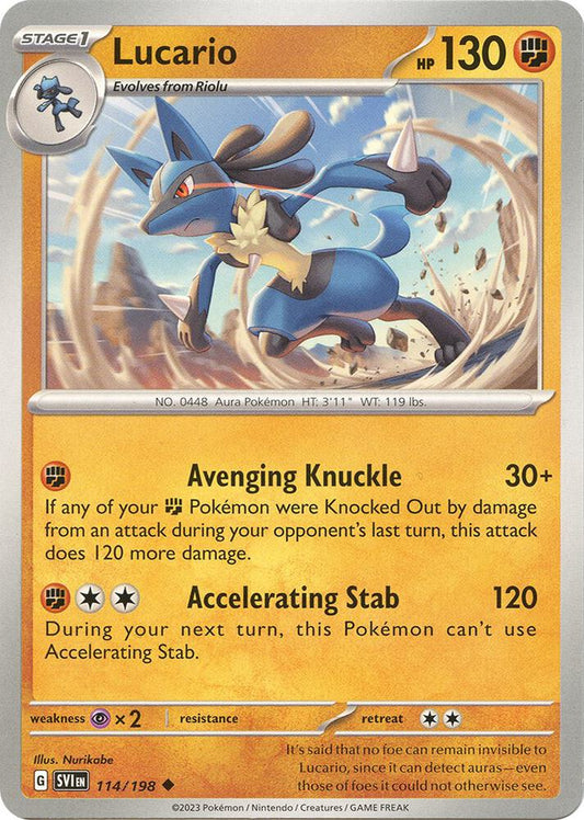 Lucario - 114/198 [SV01: Scarlet & Violet Base Set] 114/198