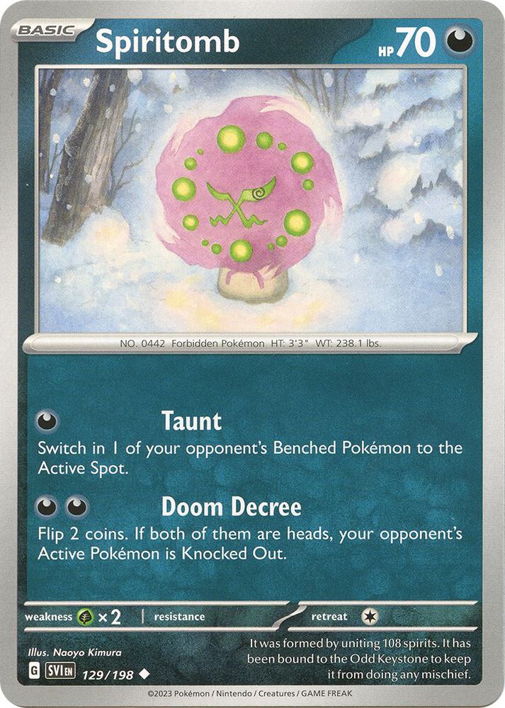 Spiritomb [SV01: Scarlet & Violet Base Set] 129/198