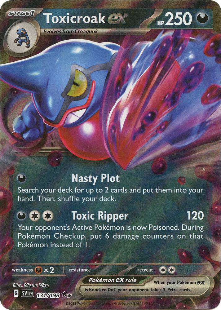 Toxicroak ex - 131/198 [SV01: Scarlet & Violet Base Set] 131/198