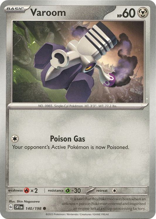 Varoom - 140/198 [SV01: Scarlet & Violet Base Set] 140/198