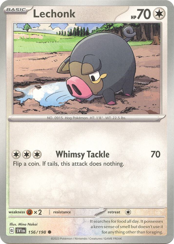 Lechonk - 156/198 [SV01: Scarlet & Violet Base Set] 156/198