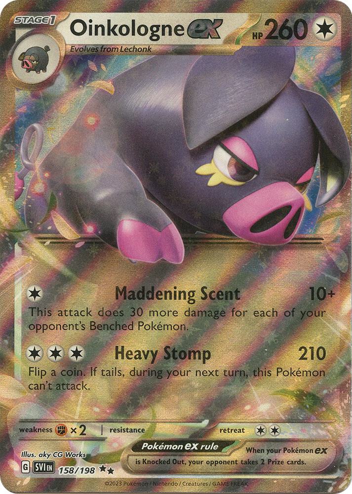 Oinkologne ex - 158/198 [SV01: Scarlet & Violet Base Set] 158/198