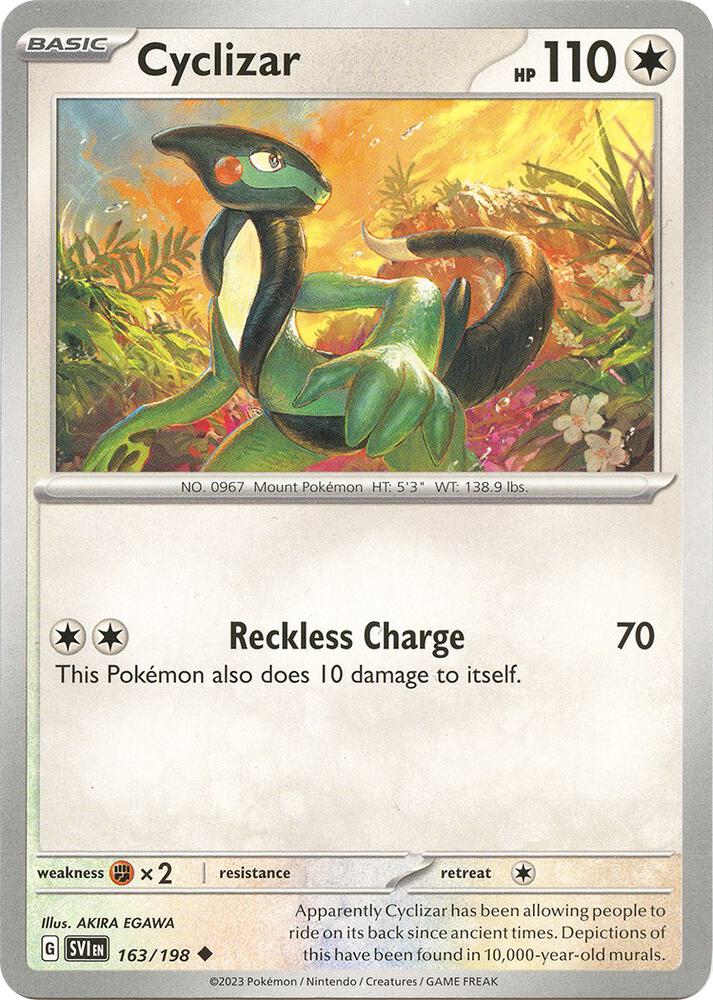Cyclizar - 163/198 [SV01: Scarlet & Violet Base Set] 163/198