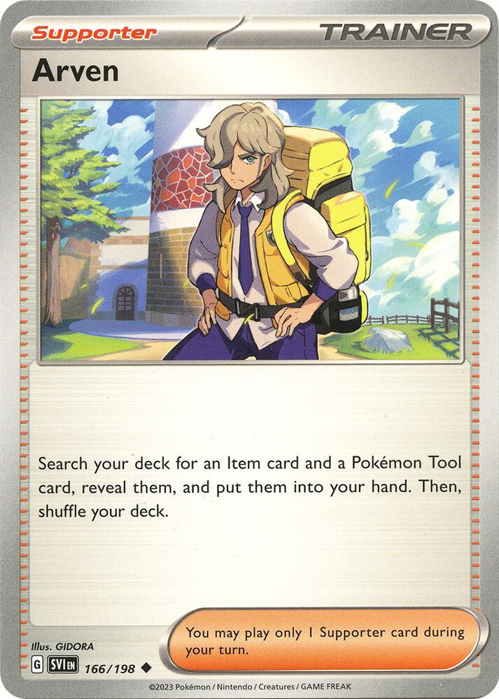 Arven - 166/198 [SV01: Scarlet & Violet Base Set] 166/198