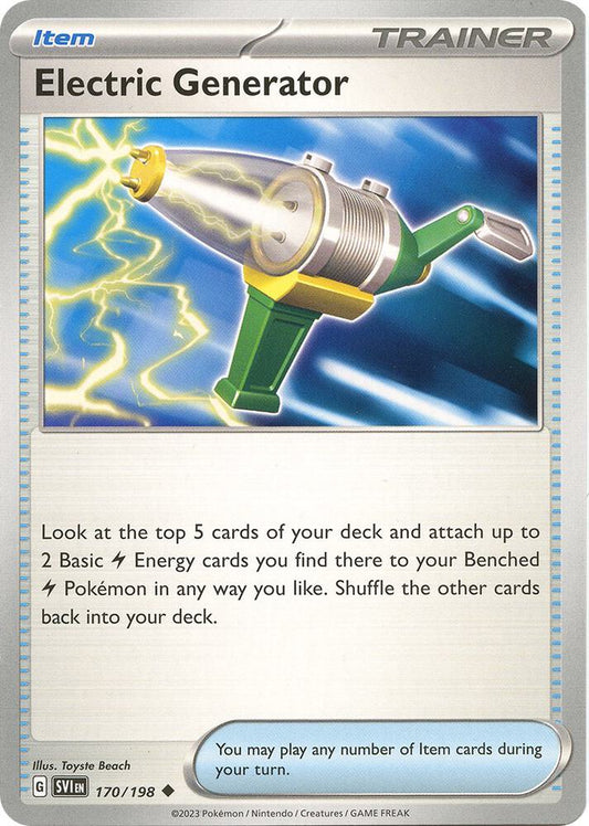 Electric Generator [SV01: Scarlet & Violet Base Set] 170/198