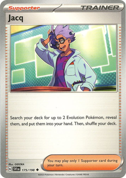 Jacq - 175/198 [SV01: Scarlet & Violet Base Set] 175/198
