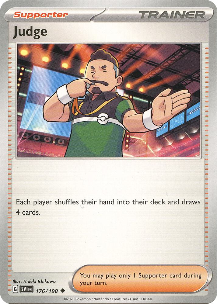 Judge [SV01: Scarlet & Violet Base Set] 176/198