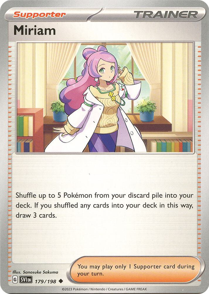 Miriam - 179/198 [SV01: Scarlet & Violet Base Set] 179/198
