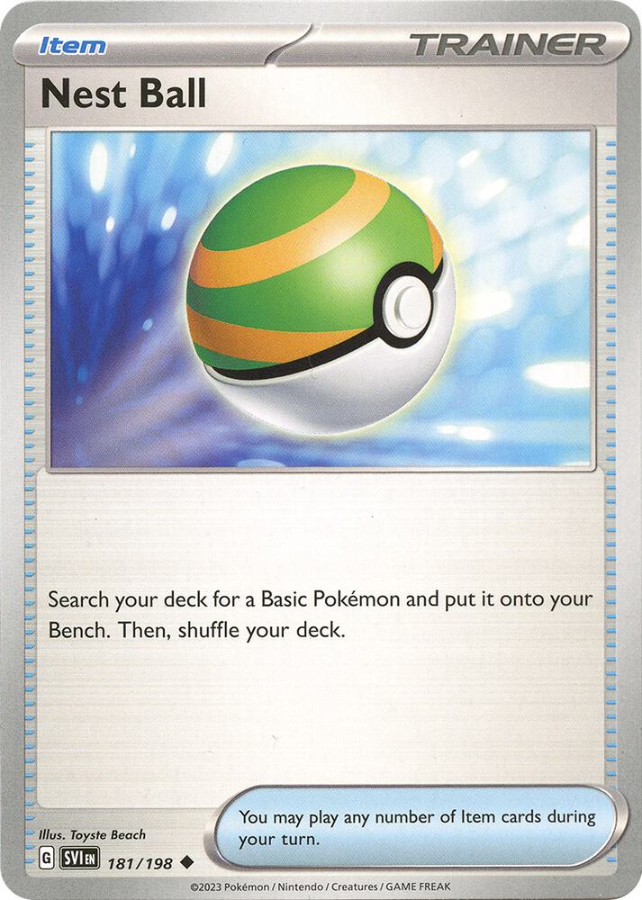 Nest Ball - 181/198 [SV01: Scarlet & Violet Base Set] 181/198