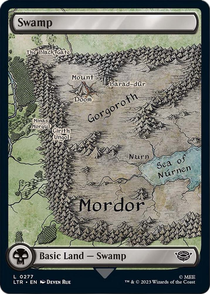 Swamp (0277) [Universes Beyond: The Lord of the Rings: Tales of Middle-earth] 277