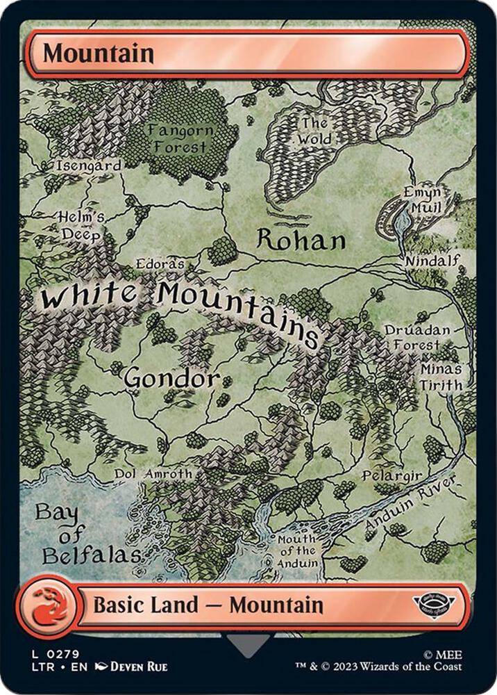 Mountain (0279) [Universes Beyond: The Lord of the Rings: Tales of Middle-earth] 279