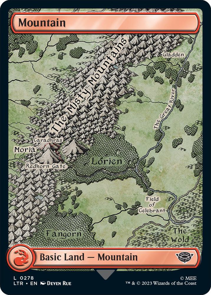 Mountain (0278) [Universes Beyond: The Lord of the Rings: Tales of Middle-earth] 278