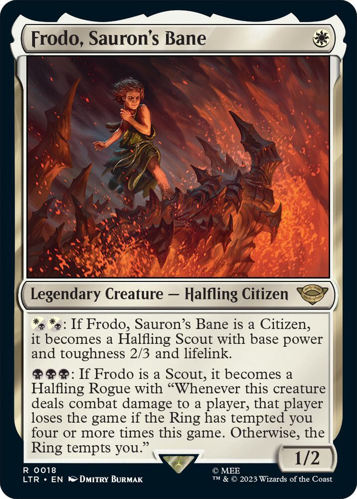 Frodo, Sauron's Bane [Universes Beyond: The Lord of the Rings: Tales of Middle-earth] 18