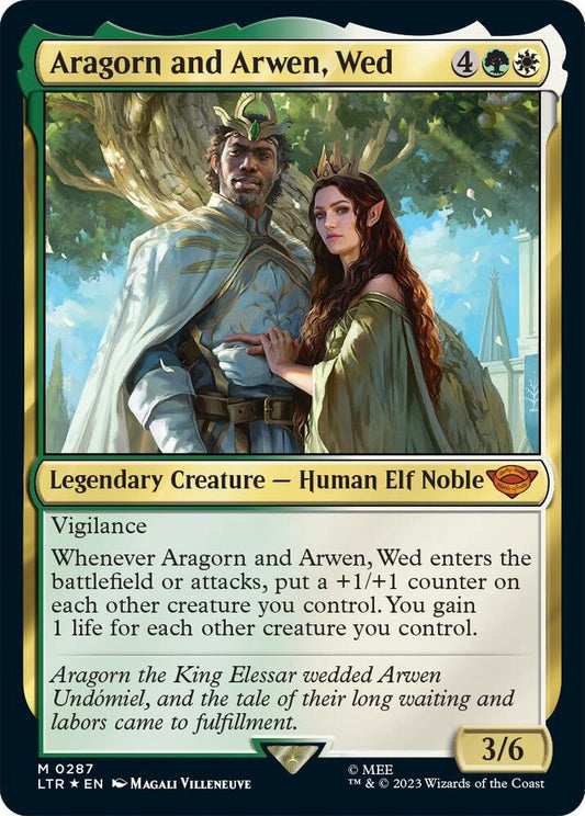 Aragorn and Arwen, Wed [Universes Beyond: The Lord of the Rings: Tales of Middle-earth] 287