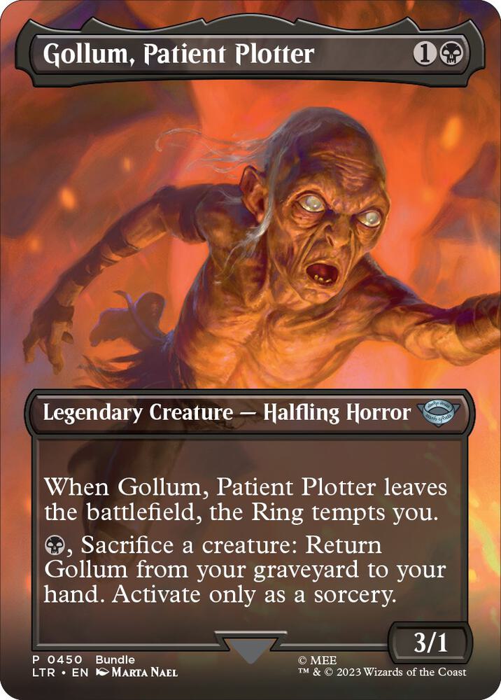 Gollum, Patient Plotter (Borderless) (LTR Bundle) [Unique and Miscellaneous Promos] 450