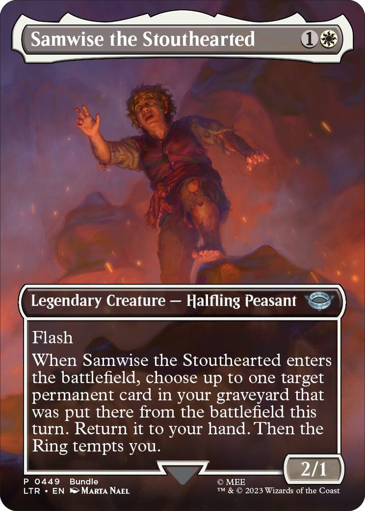 Samwise the Stouthearted (Borderless) (LTR Bundle) [Unique and Miscellaneous Promos] 449