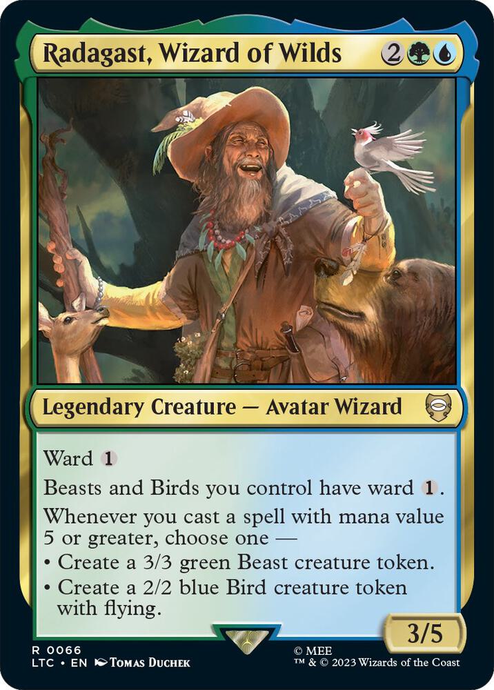 Radagast, Wizard of Wilds [Commander: The Lord of the Rings: Tales of Middle-earth] 66