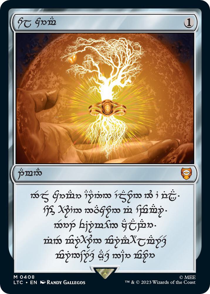 Sol Ring - Elven (0408) [Commander: The Lord of the Rings: Tales of Middle-earth] 408