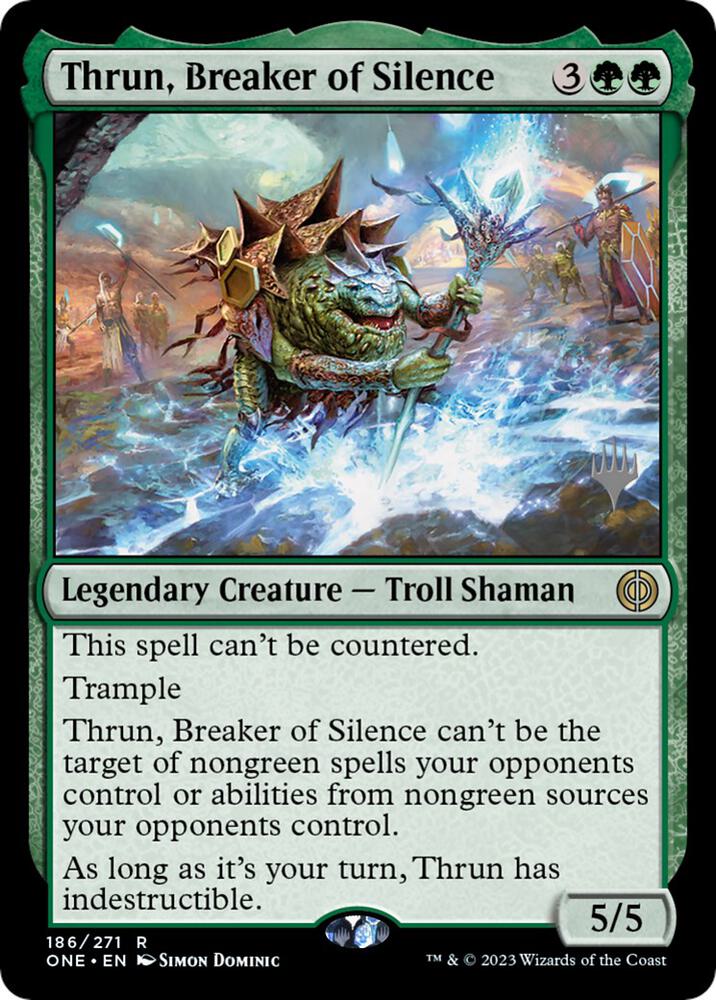 Thrun, Breaker of Silence [Promo Pack: Phyrexia: All Will Be One] 186