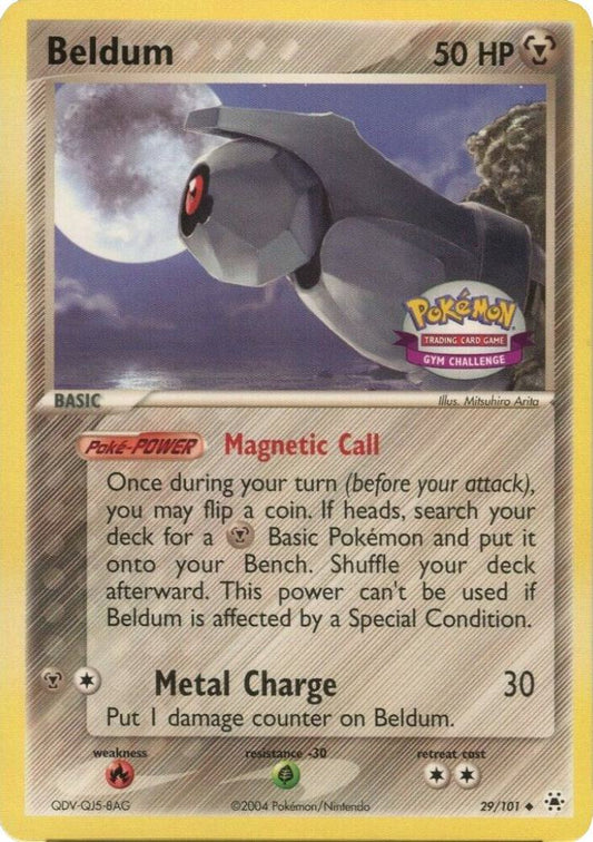 Beldum - 029/101 (Gym Challenge) [Miscellaneous Cards & Products] 029/101