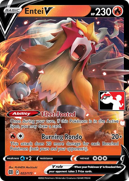 Entei V [Prize Pack Series Cards] 022/172