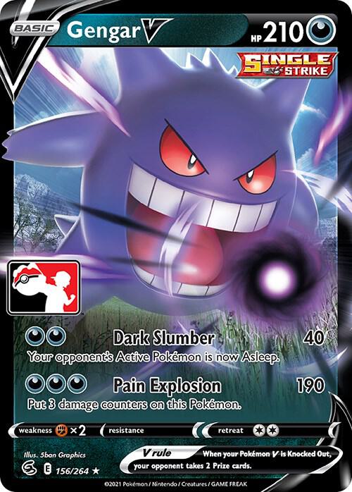 Gengar V [Prize Pack Series Cards] 156/264