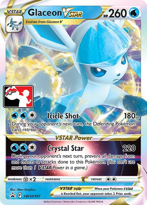 Glaceon VSTAR [Prize Pack Series Cards] SWSH197