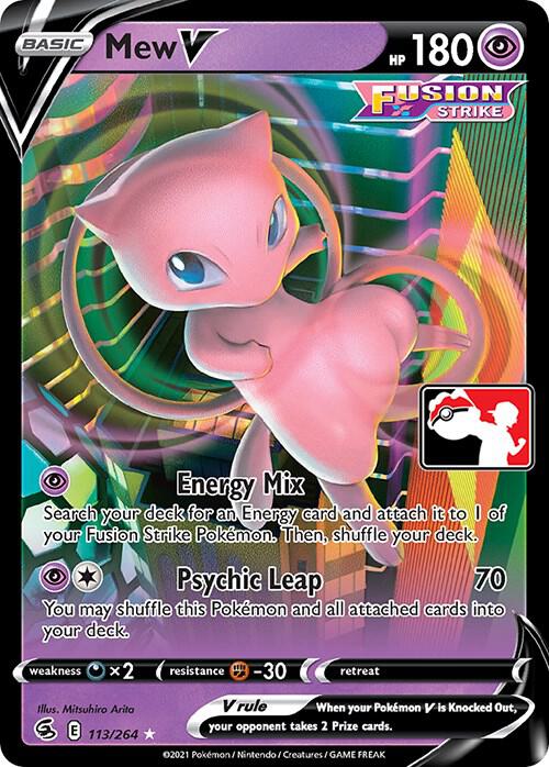 Mew V [Prize Pack Series Cards] 113/264