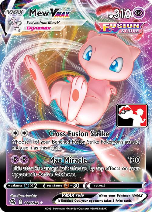Mew VMAX [Prize Pack Series Cards] 114/264