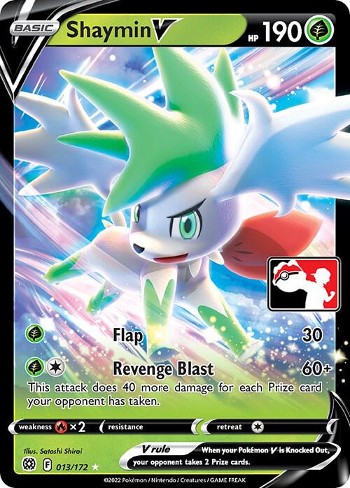Shaymin V [Prize Pack Series Cards] 013/172