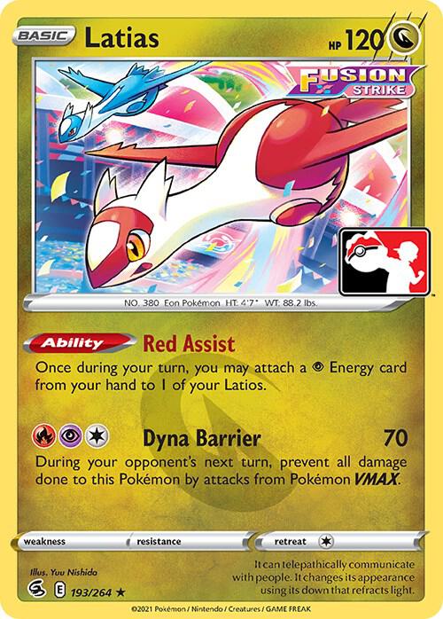 Latias [Prize Pack Series Cards] 193/264