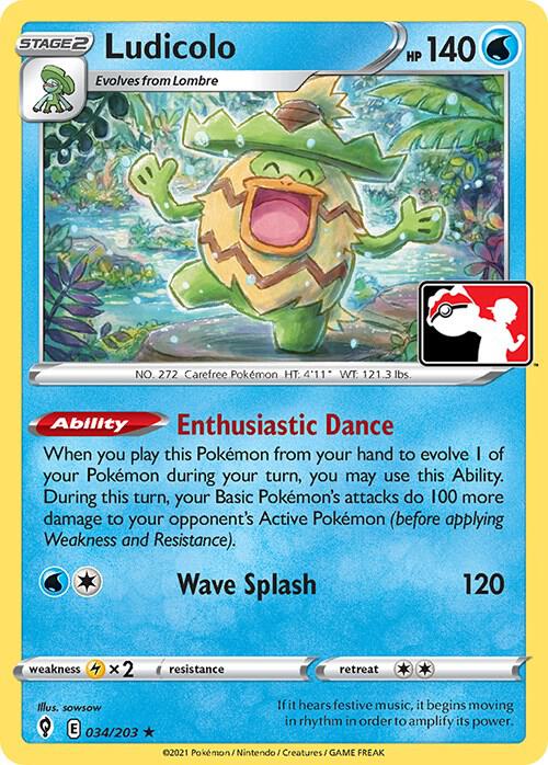 Ludicolo [Prize Pack Series Cards] 034/203