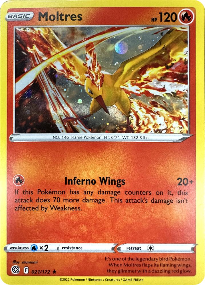 Moltres (Cosmos Holo) [Miscellaneous Cards & Products] 021/172