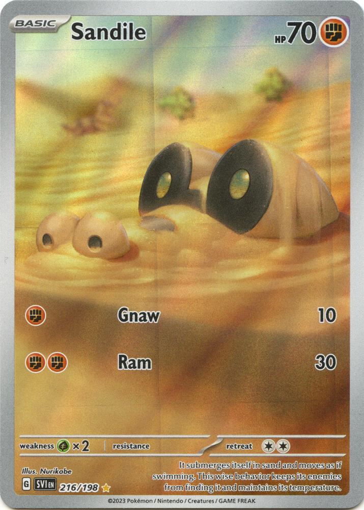 Sandile - 216/198 [SV01: Scarlet & Violet Base Set] 216/198