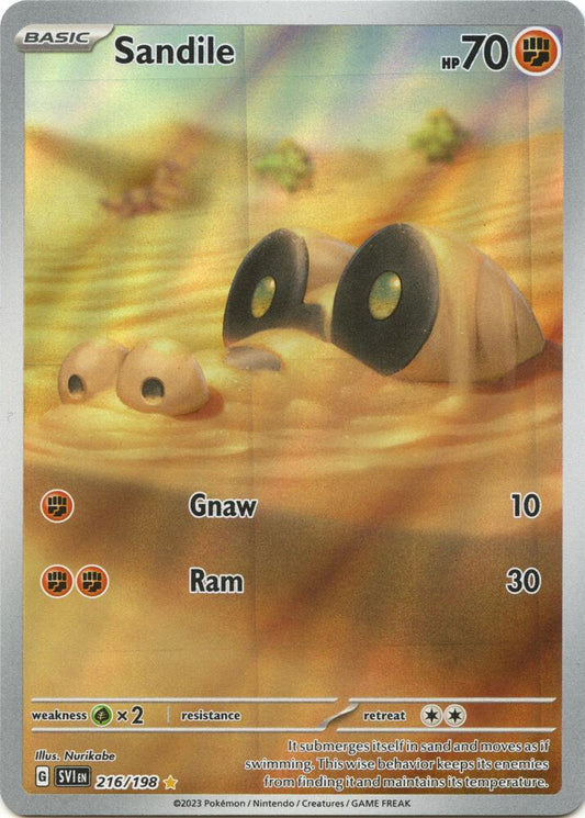 Sandile - 216/198 [SV01: Scarlet & Violet Base Set] 216/198