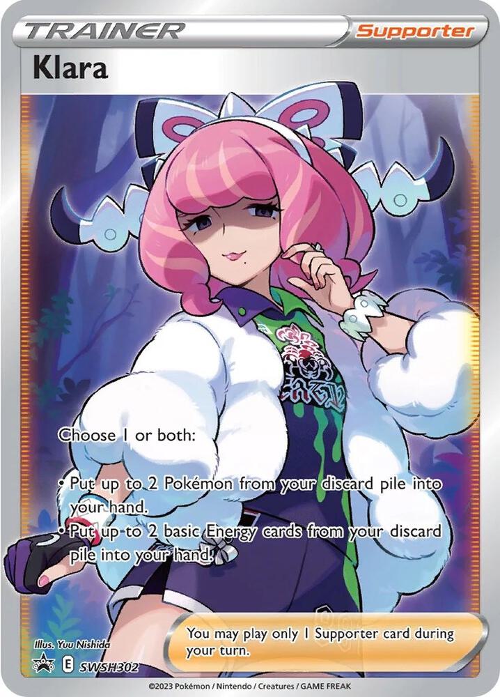 Klara (Full Art) [SWSH: Sword & Shield Promo Cards] SWSH302