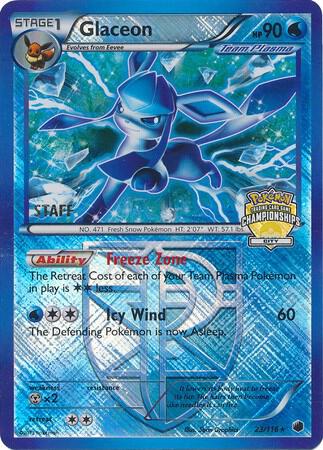 Glaceon - 23/116 (City Championships) [Staff] [League & Championship Cards] 023/116
