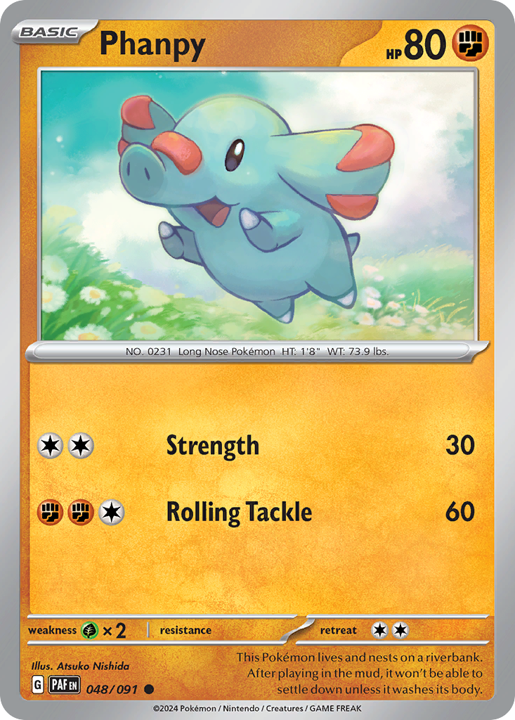 Phanpy - 48/91 Paldean Fates