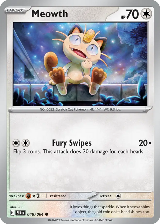 Meowth - 48/64 Shrouded Fable