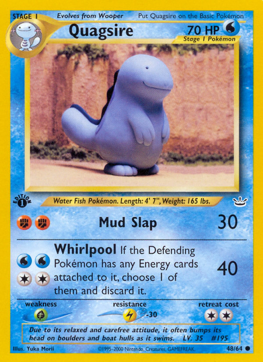 Quagsire - 48/64 Neo Revelation