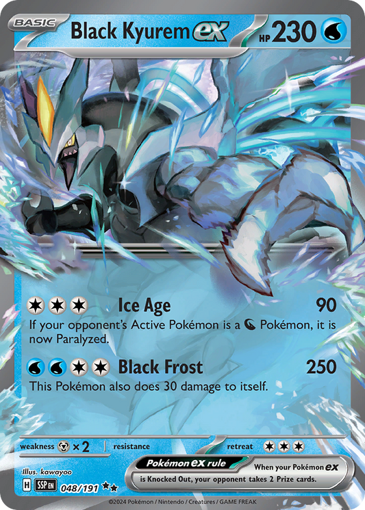 Black Kyurem ex - 48/191 Surging Sparks