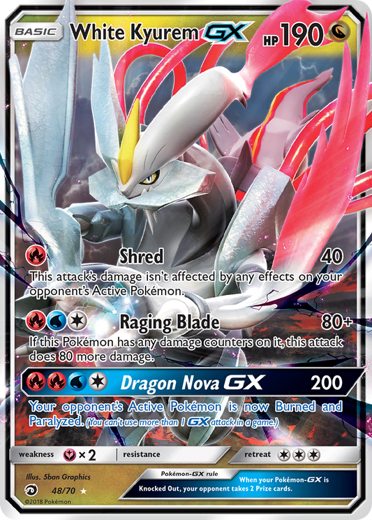 White Kyurem-GX - 48/70 Dragon Majesty